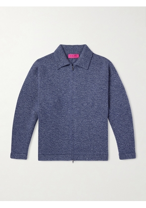 The Elder Statesman - Hunter Cashmere Zip-Up Cardigan - Men - Blue - S