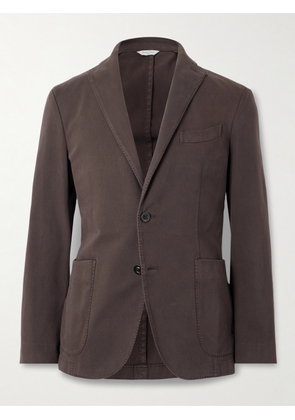 Boglioli - Cotton-Blend Twill Suit Jacket - Men - Brown - IT 46