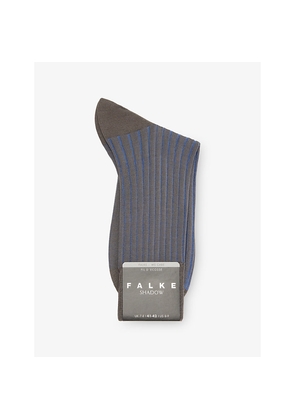 Mens Falke Shadow Cotton-Blend Crew Socks