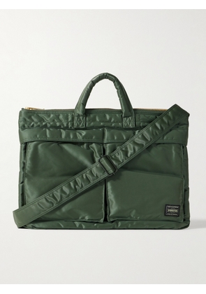 Porter-Yoshida and Co - Tanker Helmet Short Nylon-Twill Tote Bag - Men - Green