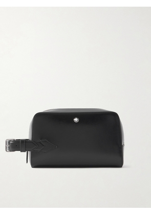 Montblanc - Meisterstück Leather Wash Bag - Men - Black