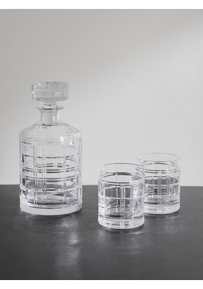 Ralph Lauren Home - Hudson Plaid Crystal Decanter Gift Set - Men