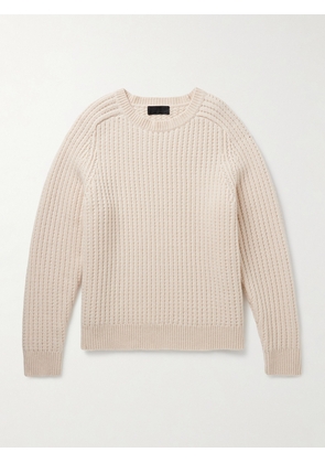 Nili Lotan - Demitry Open-Knit Sweater - Men - Neutrals - S