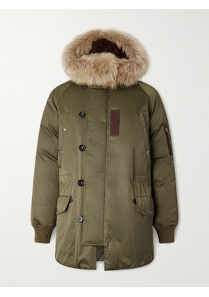 Ralph Lauren Purple Label - Shearling-Trimmed Shell Down Jacket - Men - Green - S