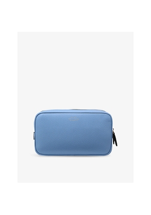 Smythson Panama Double Leather Washbag