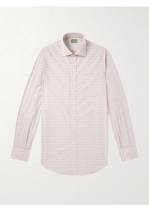 Sid Mashburn - Checked Cotton-Tattersall Shirt - Men - White - S
