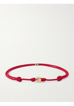 Luis Morais - 14-Karat Gold Ruby Bracelet - Men - Red