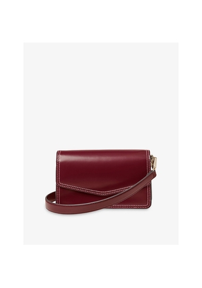 Womens Aspinal Of London Eliza Leather Clutch Bag