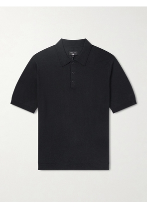 Rag & Bone - Slim-Fit Downing Cashmere Polo Shirt - Men - Black - S