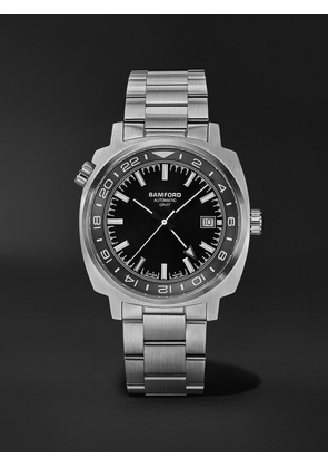 BAMFORD LONDON - GMT Black Tie Automatic 40mm Stainless Steel Watch, Ref. No. GMSTSB.G1ST - Men - Black