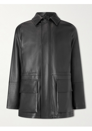 Saman Amel - City Leather Jacket - Men - Black - IT 48