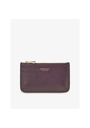 Womens Aspinal Of London Ella Leather Card and Coin Holder