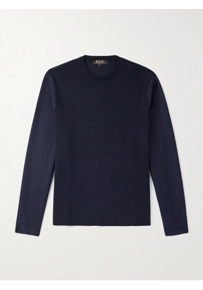 Loro Piana - Breia Wish® Wool and Cashmere-Blend Sweater - Men - Blue - S