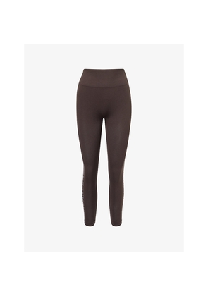 Womens Adanola Jacquard Seamless Stretch-Jersey Leggings