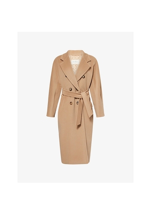 Womens Max Mara Madame Double-Breasted Wool and Cashmere-Blend Coat