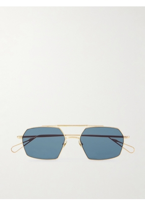 AHLEM - Haussmann Aviator-Style Gold-Tone Sunglasses - Men - Gold