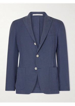 Eleventy - Lyocell and Linen-Blend Suit Jacket - Men - Blue - IT 46