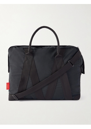 A Kind Of Guise - Nanamica Boston Webbing-Trimmed Shell Weekend Bag - Men - Black
