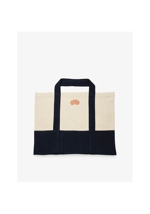 Gohar World Brand-Embroidered Cotton-Canvas Tote Bag