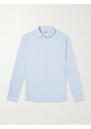 Altea - Linen Shirt - Men - Blue - S