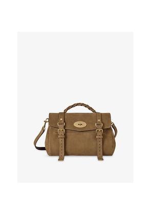 Womens Mulberry Alexa Suede Satchel
