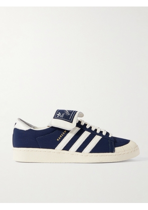 adidas Originals - Willy Chavarria Jabbar Leather-Trimmed Shell Sneakers - Men - Blue - 7