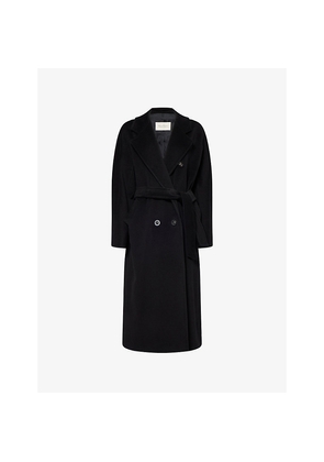 Womens Max Mara Madame Belted Wool and Cashmere Coat