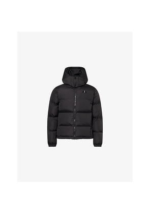 Mens Trapstar Irongate Rubber Brand-Patch Shell Jacket