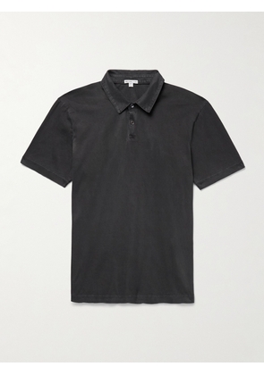 James Perse - Supima Cotton-Jersey Polo Shirt - Men - Gray - 1
