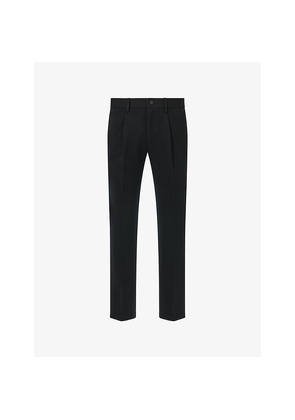 Mens Boggi Milano B-Tech Technical Pleated Wool Blend Trousers