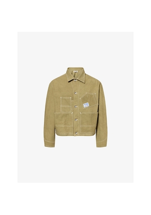 Mens Story mfg Station Cropped Cotton Jacket