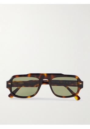 AHLEM - George V Aviator-Style Tortoiseshell Acetate Sunglasses - Men - Brown