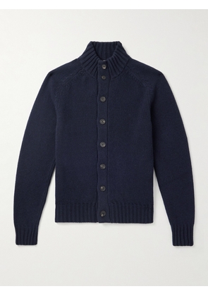 Altea - Virgin Wool Cardigan - Men - Blue - S