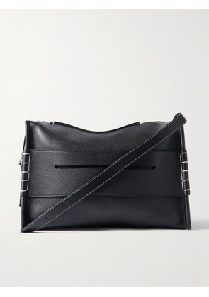 JW Anderson - Loafer Full-Grain Leather Messenger Bag - Men - Black
