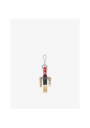 Womens Prada Robot Saffiano Leather Bag Charm