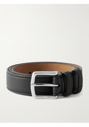 George Cleverley - 3cm Full-Grain Leather Belt - Men - Black - UK/US 30