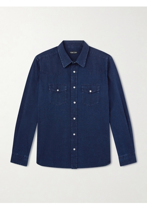 TOM FORD - Denim Shirt - Men - Blue - EU 39
