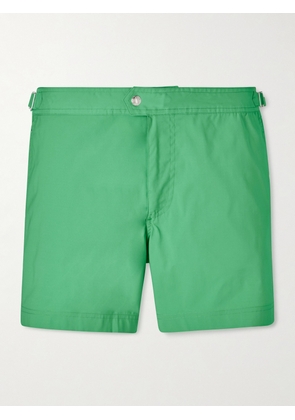 TOM FORD - Straight-Leg Mid-Length Swim Shorts - Men - Green - IT 44