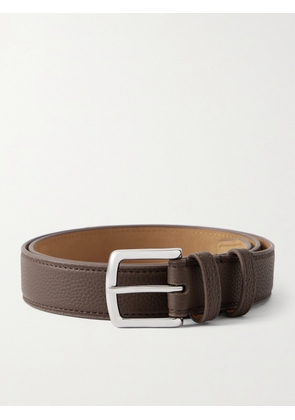 George Cleverley - 3cm Full-Grain Leather Belt - Men - Brown - UK/US 30