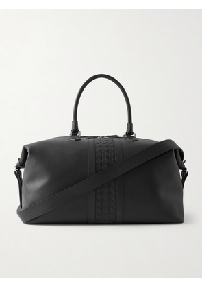 Serapian - Full-Grain Leather Weekend Bag - Men - Black
