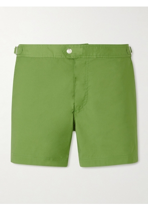 TOM FORD - Straight-Leg Mid-Length Swim Shorts - Men - Green - IT 44