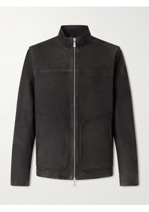 Eleventy - Suede Zip-Up Jacket - Men - Brown - IT 46