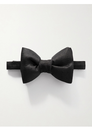 TOM FORD - Pre-Tied Polka-Dot Silk-Twill Bow-Tie - Men - Black