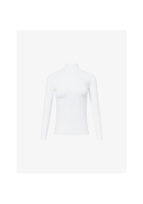 Womens Falke Ergonomic Sport System Maximum Warm Turtleneck Jersey Top