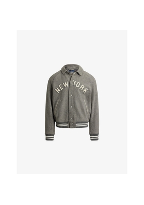 Mens Polo Ralph Lauren New York Wool-Blend Bomber Jacket