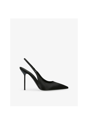 Womens Paris Texas Lidia 105 Satin Slingback Courts