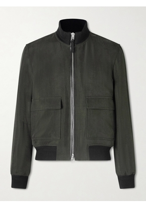 TOM FORD - Gabardine Bomber Jacket - Men - Green - IT 44