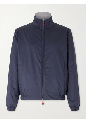 Kiton - Shell Bomber Jacket - Men - Blue - IT 46