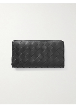 Bottega Veneta - Intrecciato Leather Wallet - Men - Black