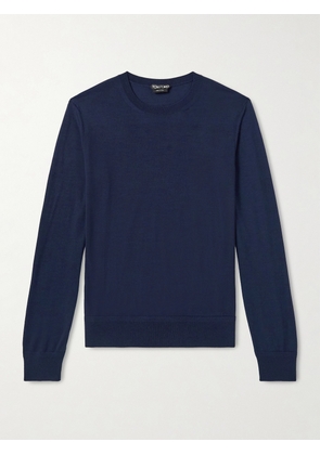 TOM FORD - Wool Sweater - Men - Blue - IT 46